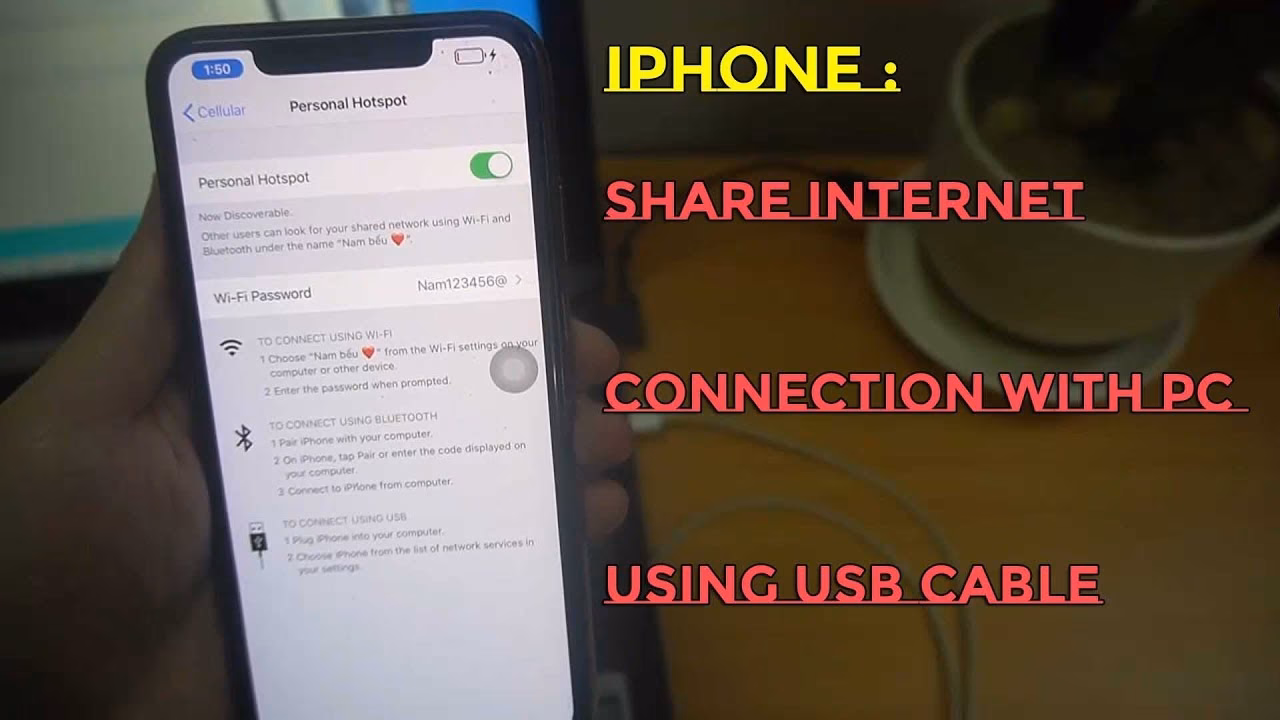 How do I connect my iPhone to my PC?