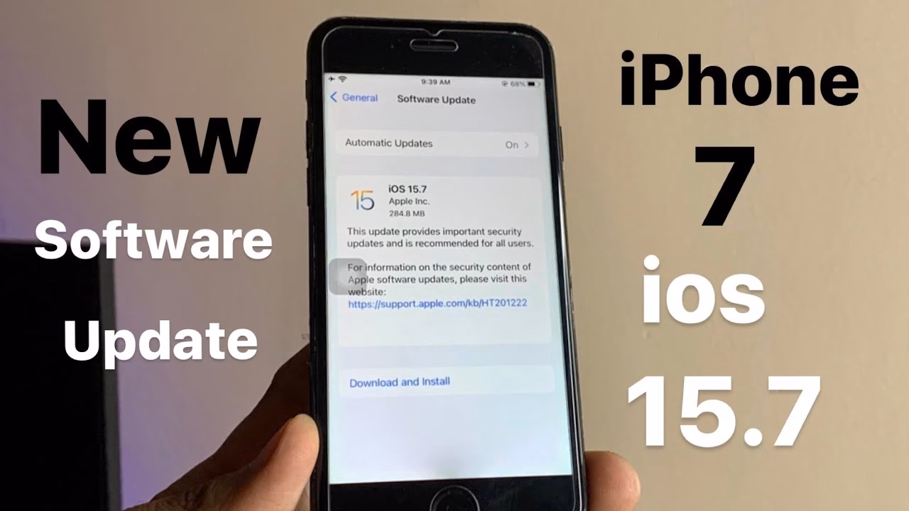 How to update iPhone 7 (global) firmware?
