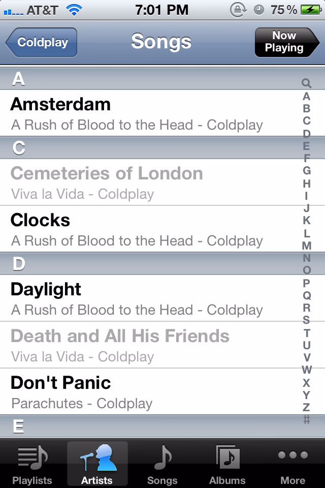 How to delete greyed songs on iPhone?