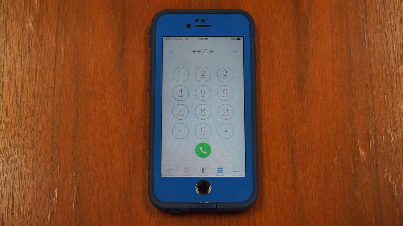 How do I forward a phone to another phone?