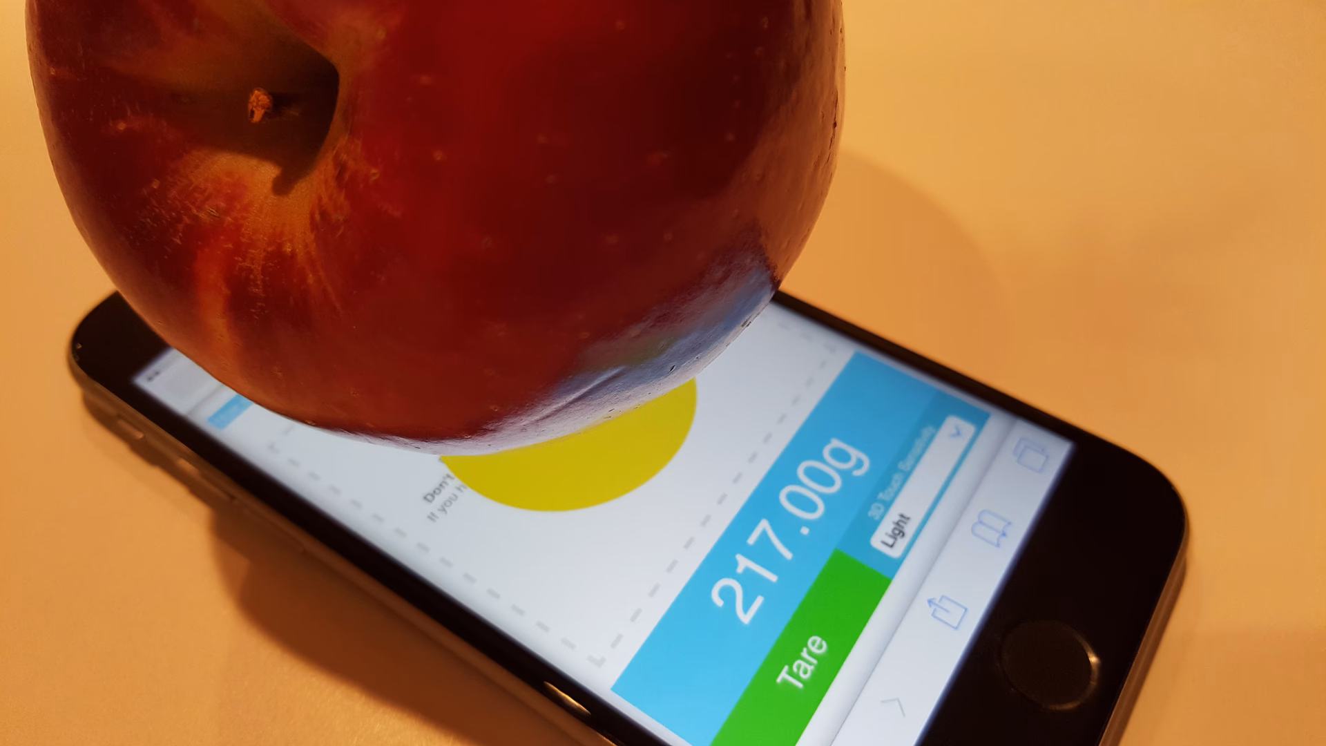 Can 3D Touch be used as a weighing scale?