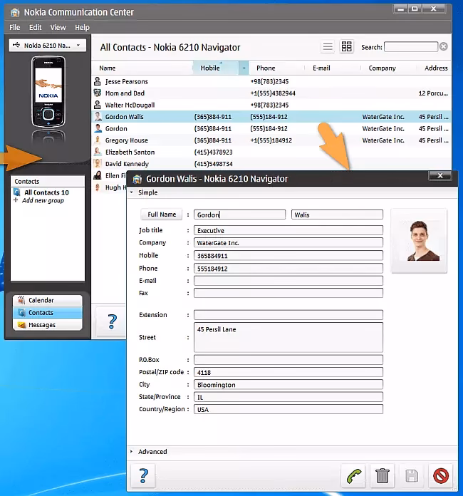 How do I transfer contacts from one phone to another?