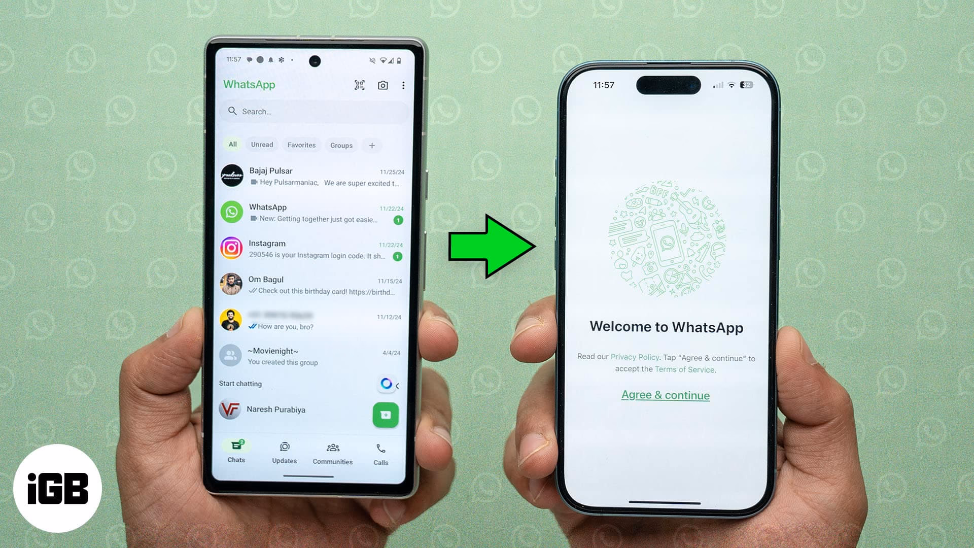 How to transfer WhatsApp chat history from iPhone to Android?