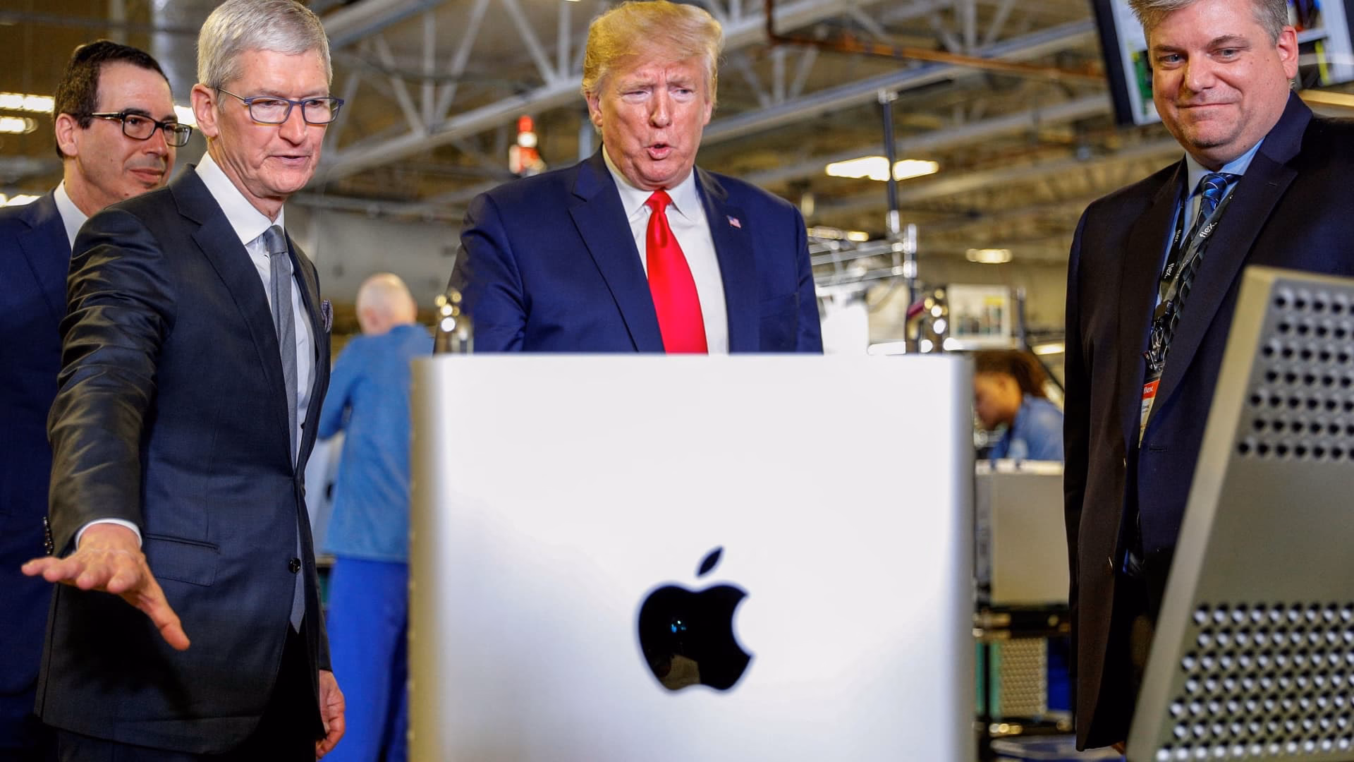Is Trump threatening iPhone tariffs?