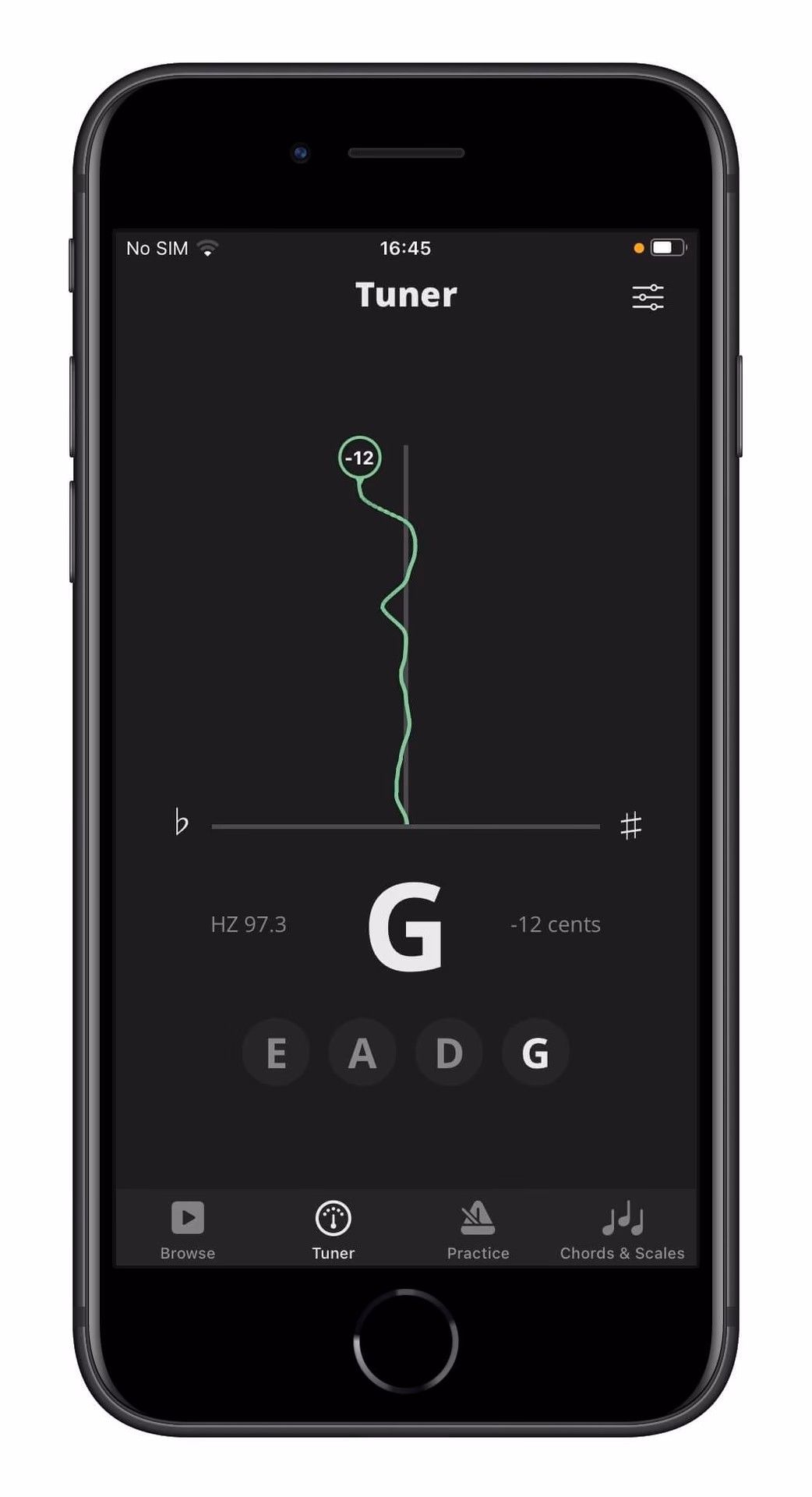Does a guitar tuner App work with acoustic guitar?