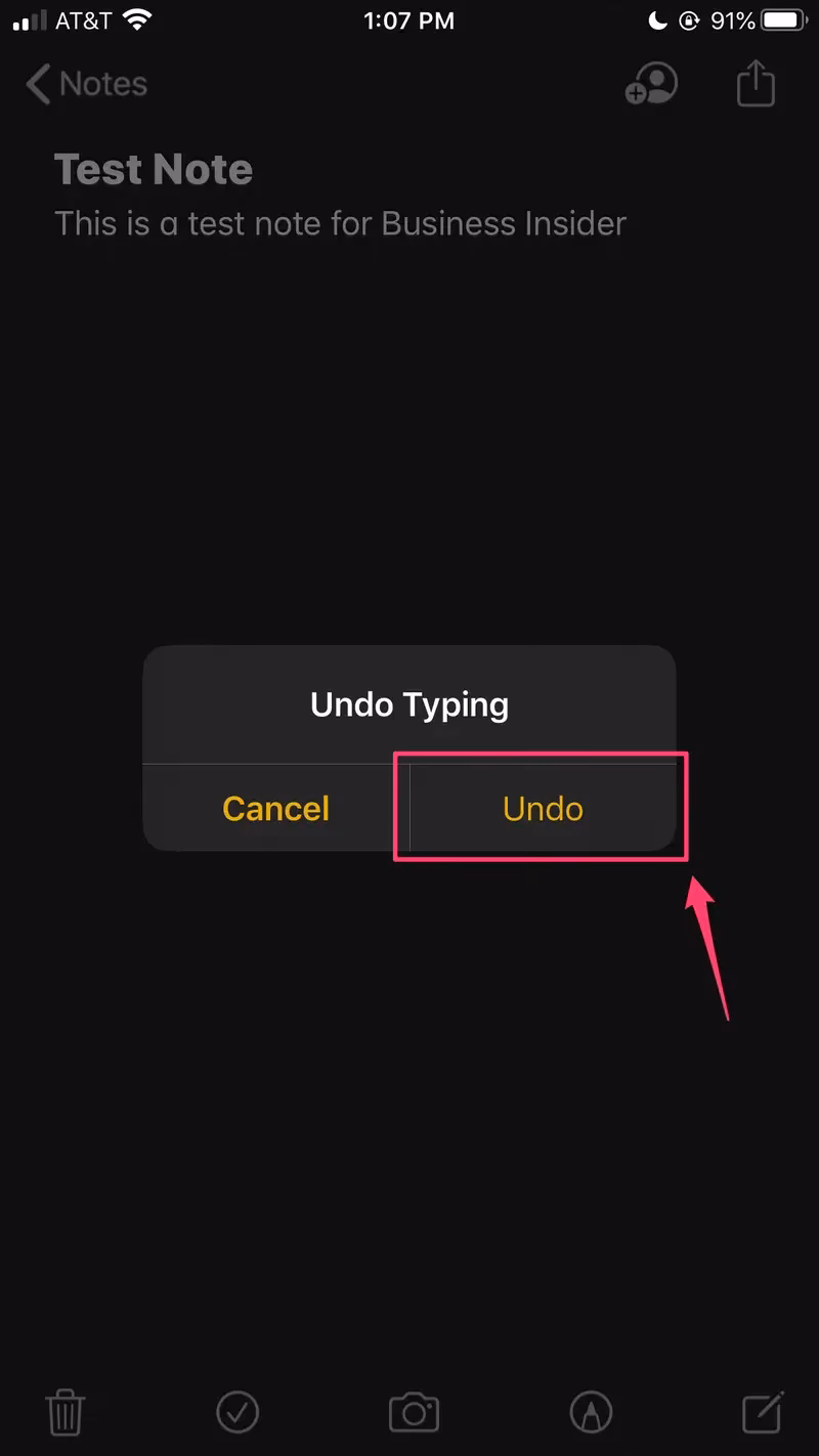 How to undo & redo on iPhone & iPad?