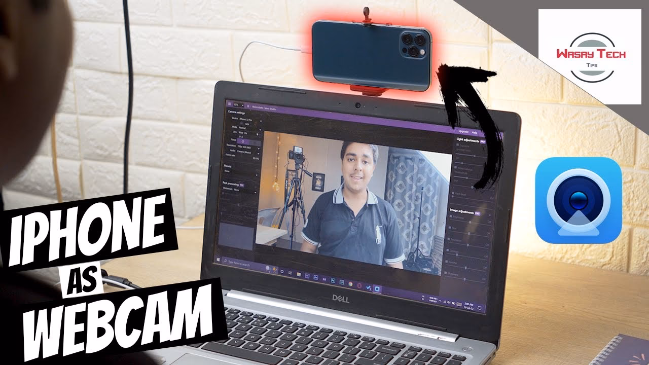 How to use a webcam on iPhone?