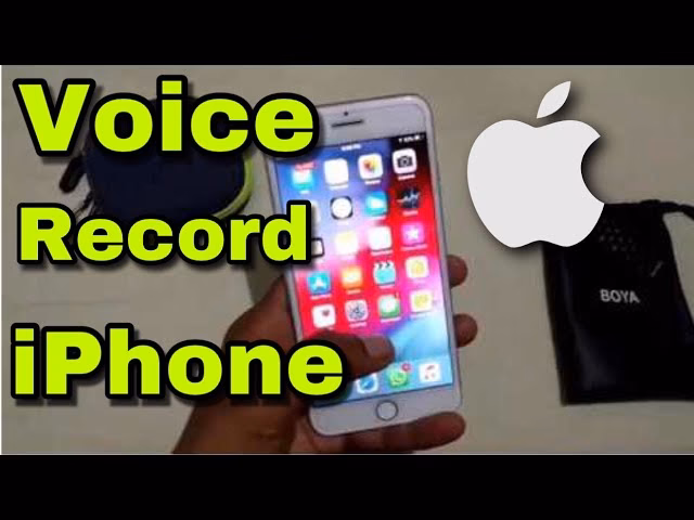 Does iPhone 6 have a voice memo app?