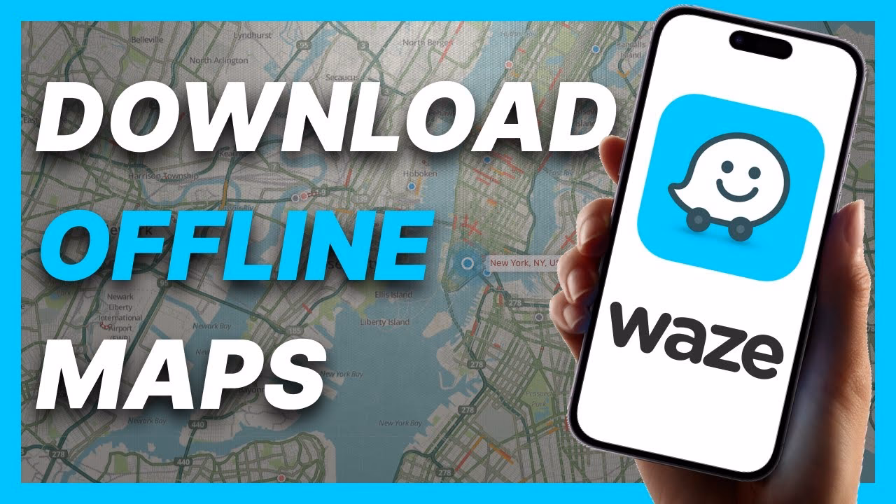 How do I download offline maps on Waze?