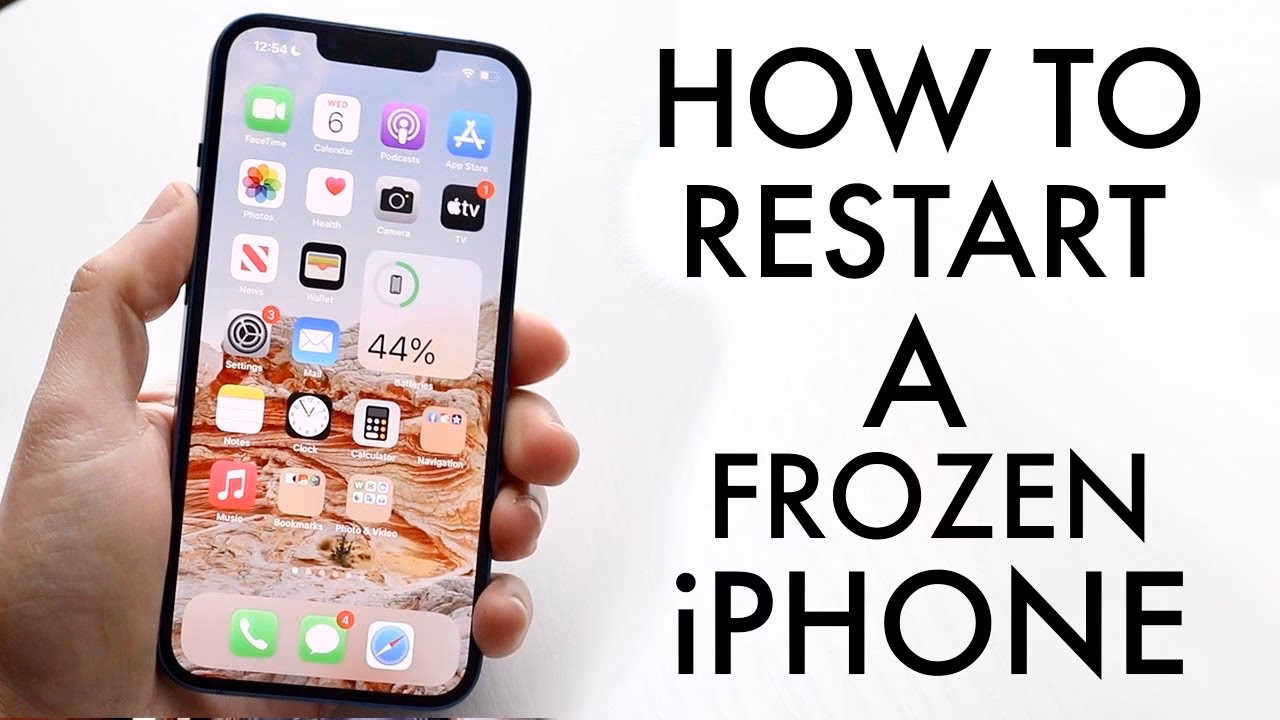 Why is my iPhone XR frozen?