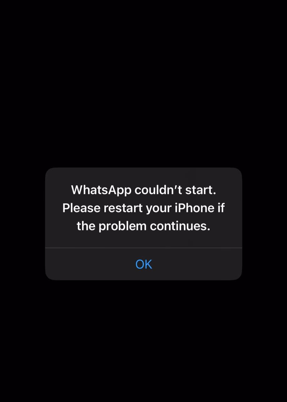 How to fix WhatsApp not working on iPhone?