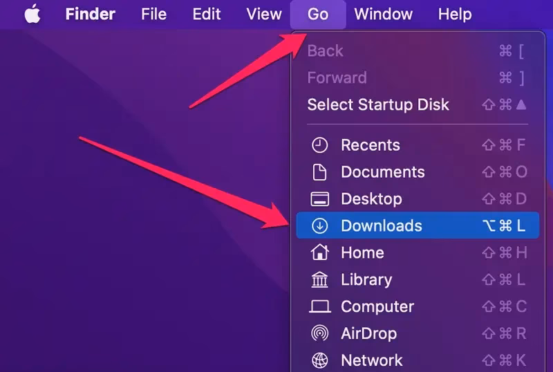 Where are airdrop files stored?