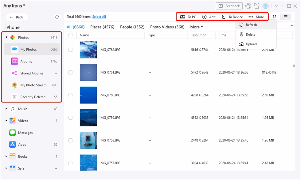 Why can't I see iPhone photos on Windows Explorer?
