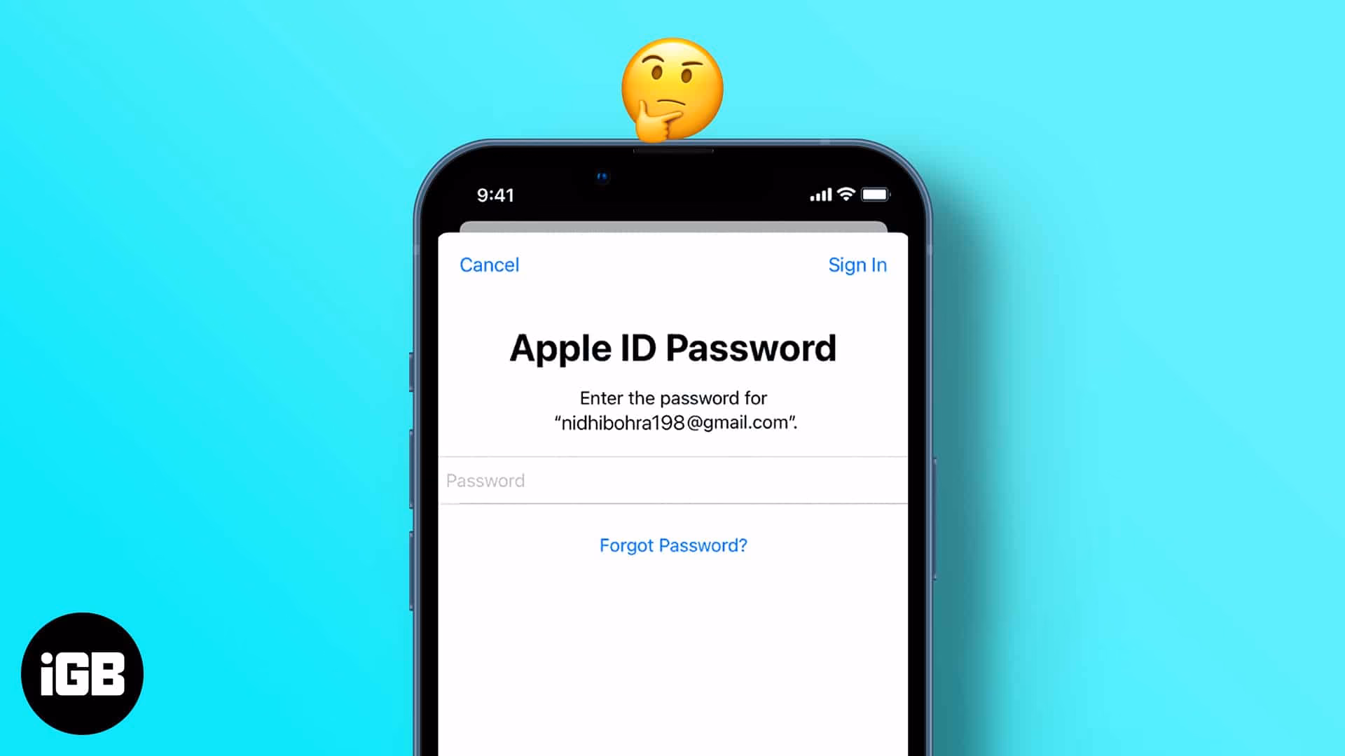 Why is my iPhone prompting me to enter a password?