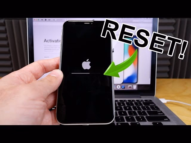 How to factory reset iPhone X with buttons?